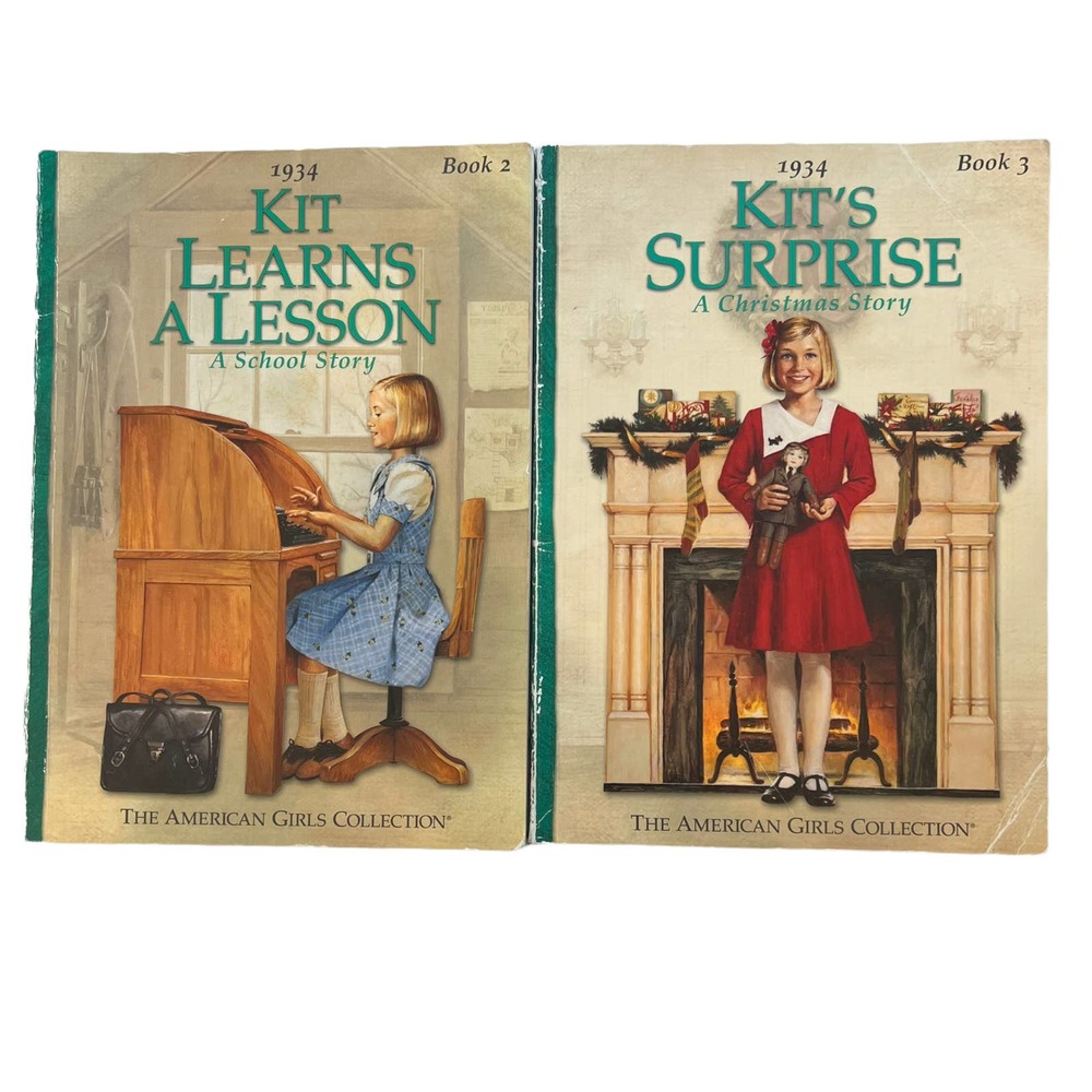Vintage AMERICAN GIRL DOLL Book Series KIT Lot of 2 Books 2 & 3